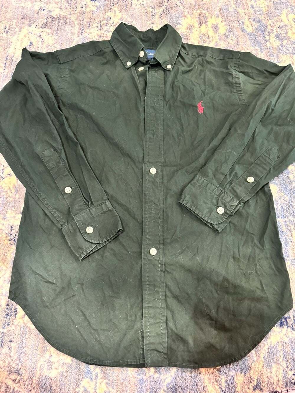 Boys Vintage Ralph Lauren Button Down Shirt ,